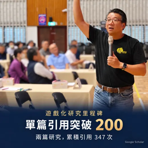 單篇引用突破 200：兩篇遊戲化研究的小小里程碑
