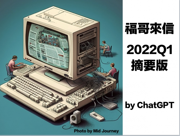 2022年上半年－福哥來信摘要