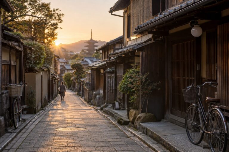 京都的清晨：誠實面對自己，也讚美自己